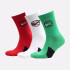 Шкарпетки Nike U NK CREW EVERYDAY BBALL 3PR білий, зелений, червоний Уні 38-42 DA2123-909