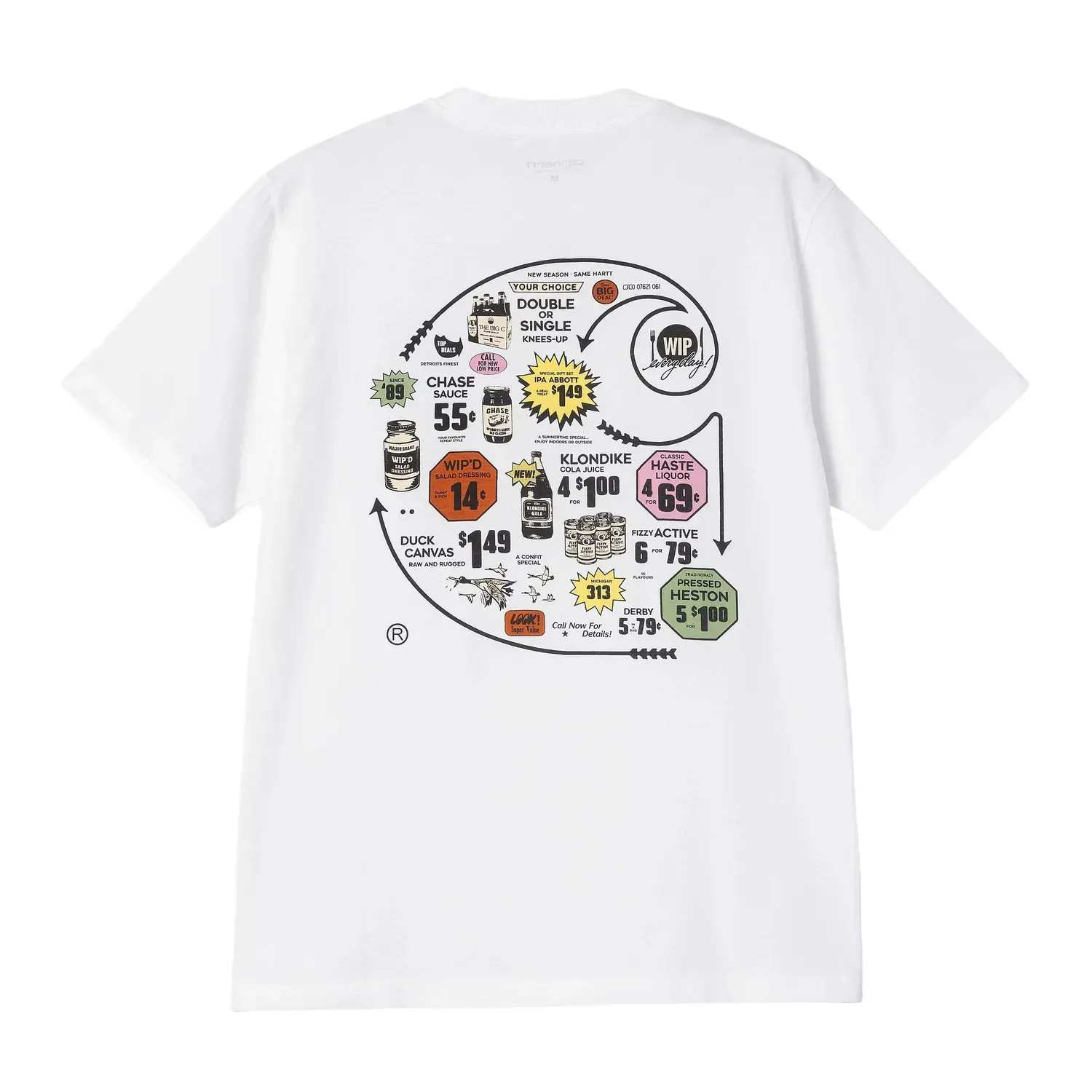 Футболка Carhartt WIP S/S CATALOGUE C LOGO T-SHIRT I034761.02XX