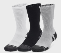 Шкарпетки UA Performance Tech 3pk Crew сірий Уні LG 1379512-011