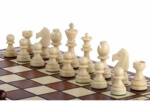 Шахи MADON Турнірні інтарсія №8 коричневий, бежевий Уні 54х54см арт MD98 MD98