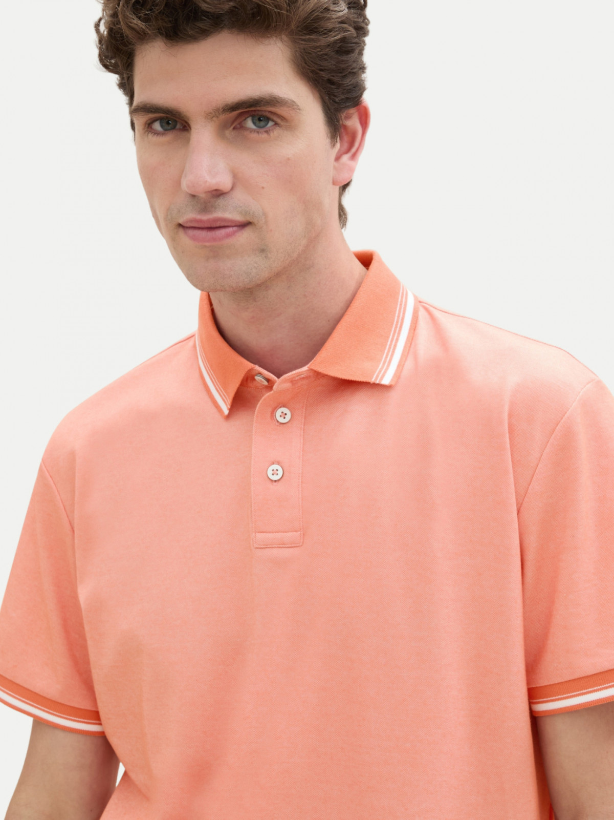 Поло Polo Shirt 1041795ХХ12642 Tom Tailor L Кораловий 1041795ХХ12642