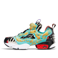 Кросівки унісекс Reebok Illumination’S Minions X Instapump Fury Light Blue/Black FY9092 38.5 FY9092