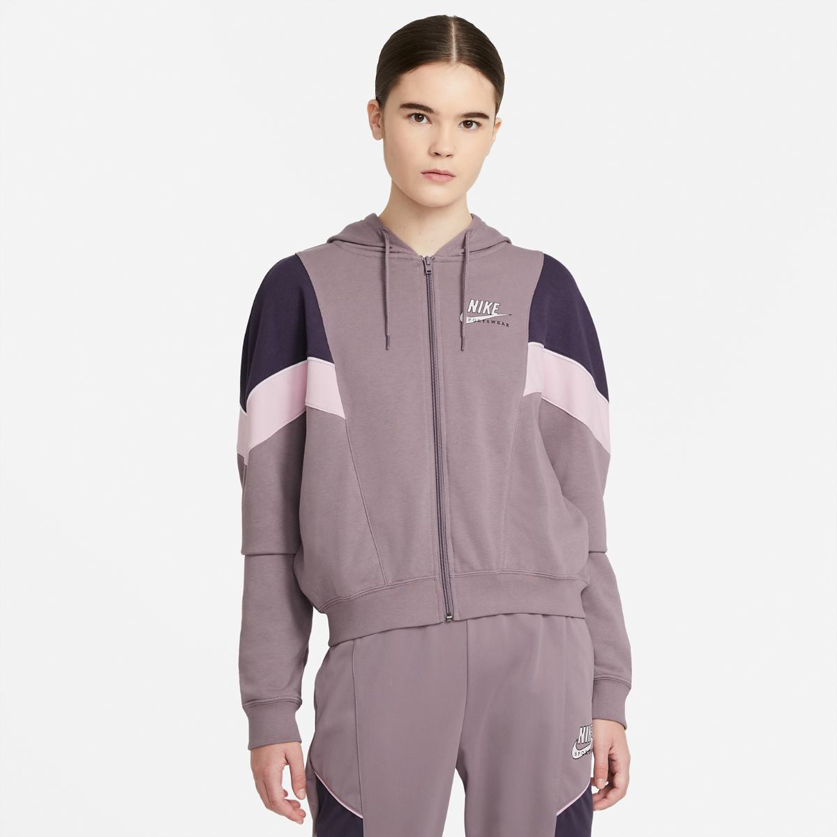 Толстовка Nike W NSW HERITAGE FZ FLC CZ8600-531