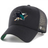 Бейсболка 47 Brand SAN JOSE SHARKS BRANSON MESH H-BRANS22CTP-BK