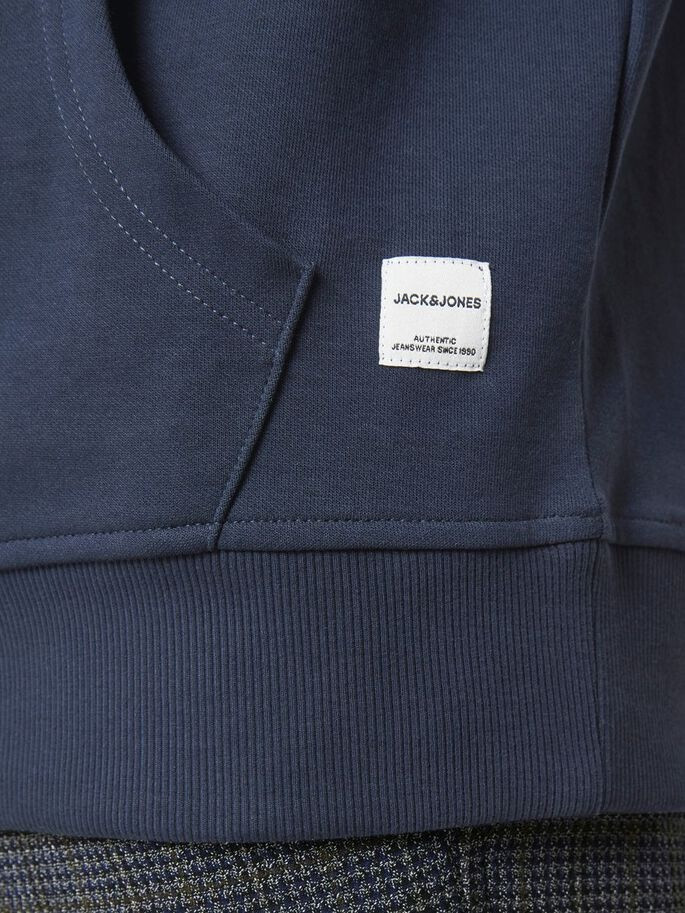 Худі JJEBASIC SWEAT HOOD NOOS 12182537-Navy Blazer-Fit:REG Jack&Jones S Темно-синій 12182537-NAVY BLAZER-FIT: