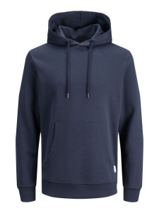 Худі JJEBASIC SWEAT HOOD NOOS 12182537-Navy Blazer-Fit:REG Jack&Jones S Темно-синій 12182537-NAVY BLAZER-FIT: