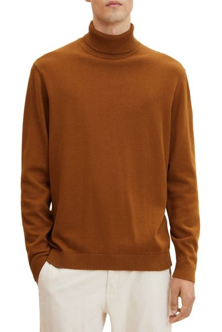 Кофта FINE KNITTED TURTLE NECK 1032304-21652 Tom Tailor L Коричневий 1032304-21652