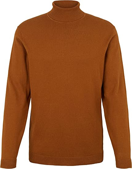 Кофта FINE KNITTED TURTLE NECK 1032304-21652 Tom Tailor L Коричневий 1032304-21652