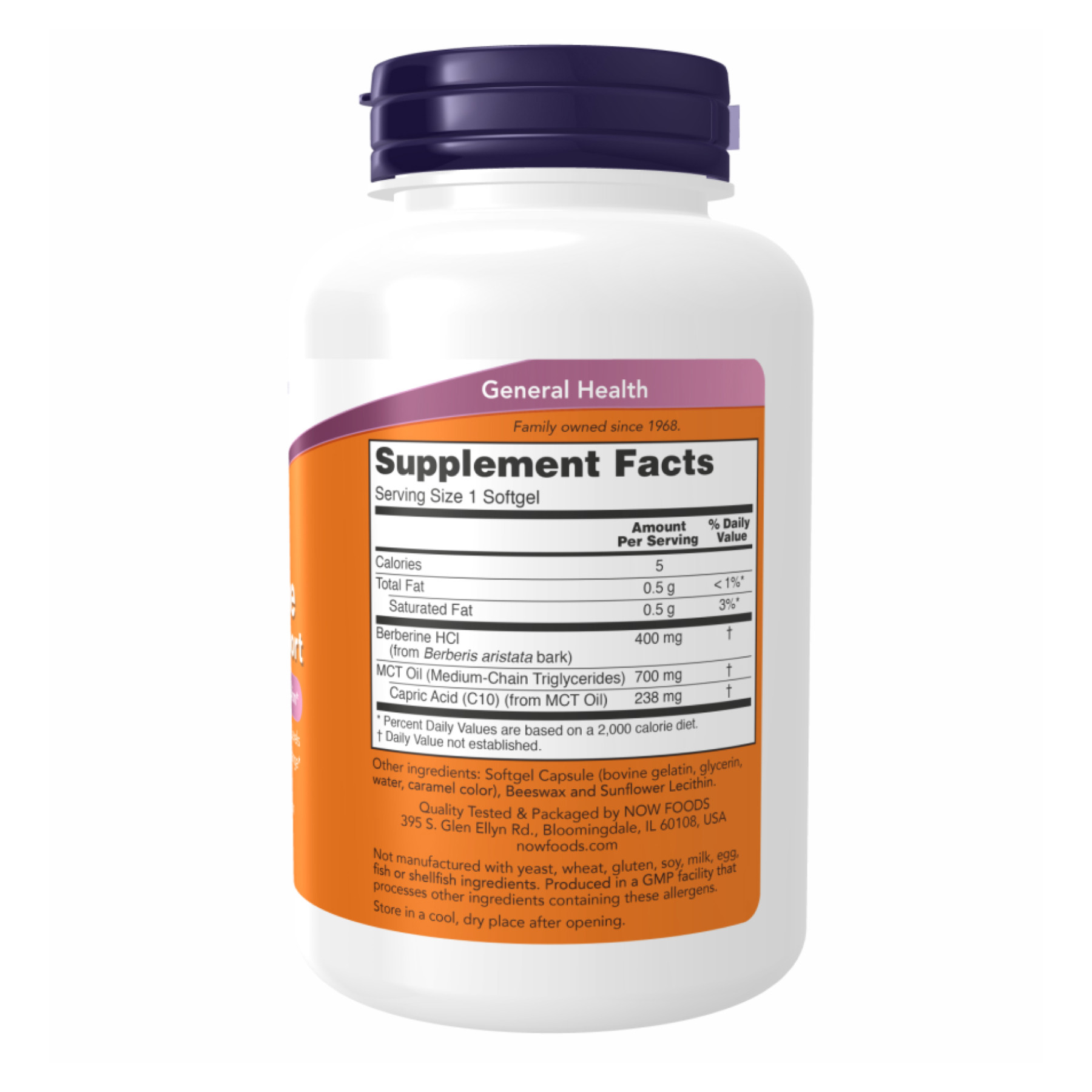 Софт гелеві капсули Berberine Glucose Support - 90 sgels 2022-10-1442