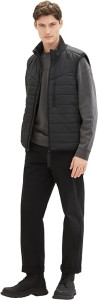 Безрукавка Denim Herren Weste 1038924-29999 Tom Tailor L Чорний 1038924-29999