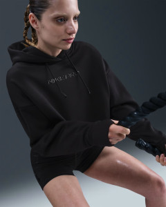 Худі жіноче Nike Pro Therma-Fit Fleece Hoodie Black HV3600-010