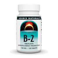 Таблетки Source Naturals Vitamin B-2 100 mg - 100 tabs 2023-10-6134