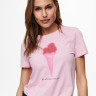Футболка ONLKITA LIFE REG S/S SEQ TOP BOX JRS 15229226 Lilac Sachet ICECREAM ONLY L Розовий 15229226LILACSACHETICECRE