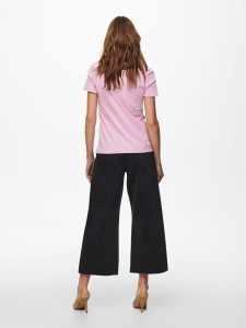 Футболка ONLKITA LIFE REG S/S SEQ TOP BOX JRS 15229226 Lilac Sachet ICECREAM ONLY L Розовий 15229226LILACSACHETICECRE