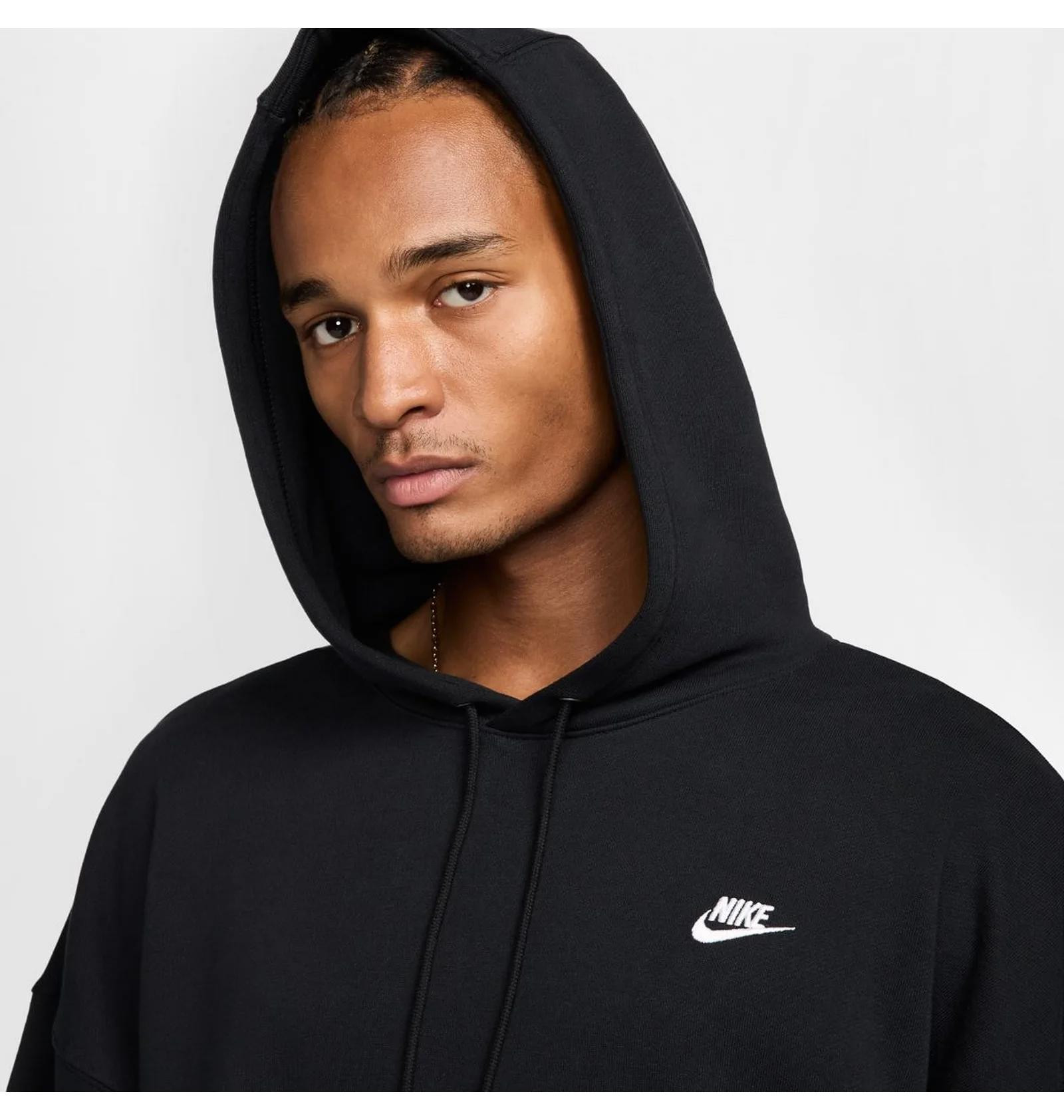 Худі чоловіче Nike Club Ft Oversized Po Hdy Black HJ1816-010