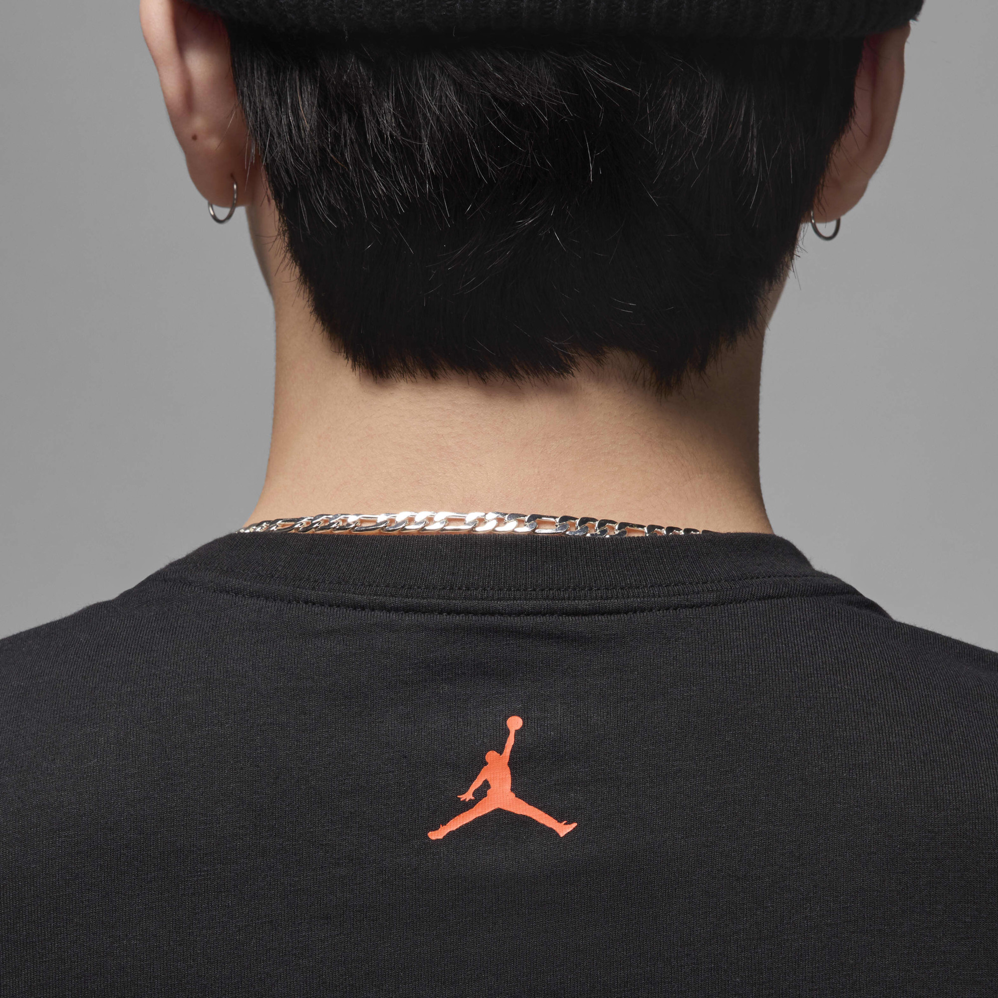 Лонгслів чоловічий Air Jordan Flame Ls Crew Black FZ1989-010