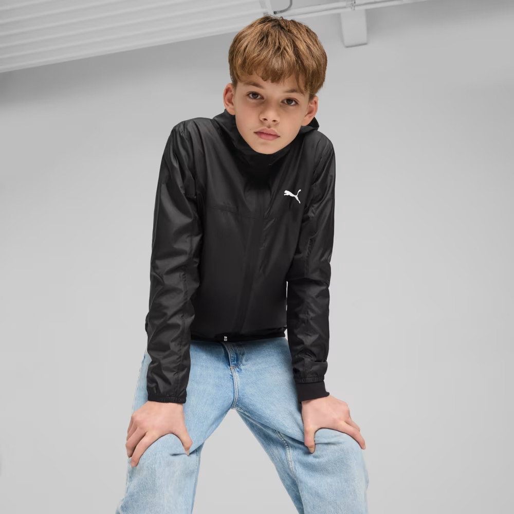 Вітровка підліткова Ess Regular Windbreaker 68516501 Puma 128 Чорний 68516501