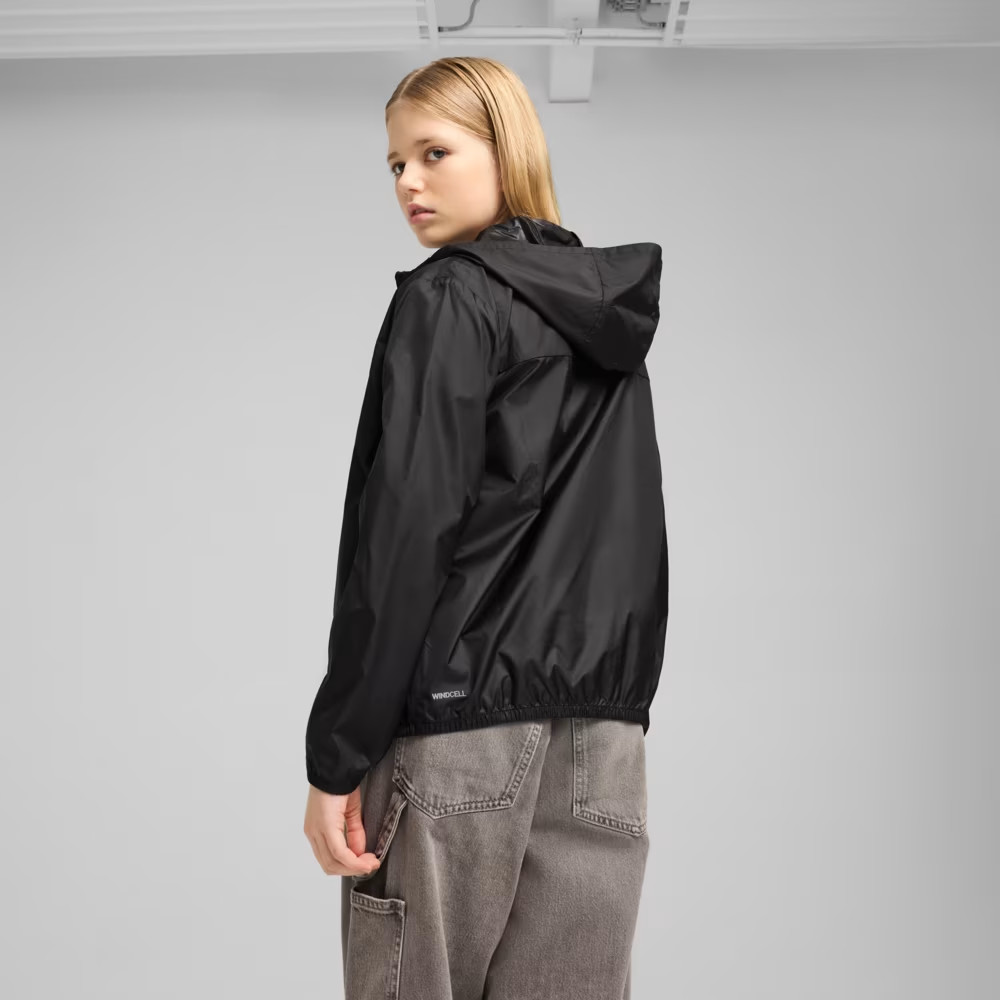 Вітровка підліткова Ess Regular Windbreaker 68516501 Puma 128 Чорний 68516501
