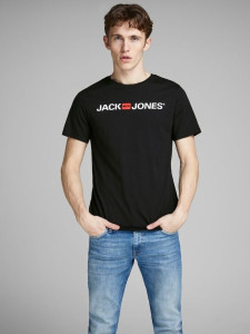 Футболка 12137126Black Jack&Jones L Чорний 12137126BLACK