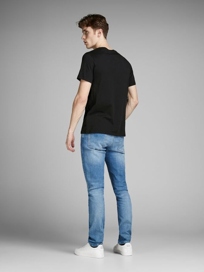 Футболка 12137126Black Jack&Jones L Чорний 12137126BLACK