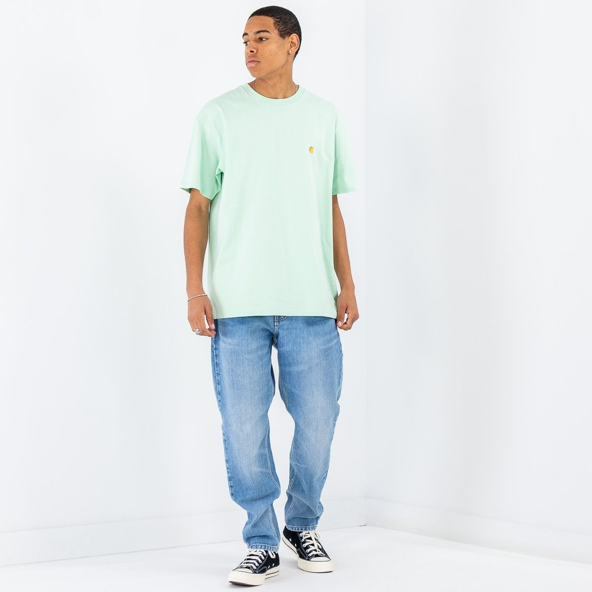 Футболка Carhartt Wip S/S Chase T-Shirt  green I026391 356