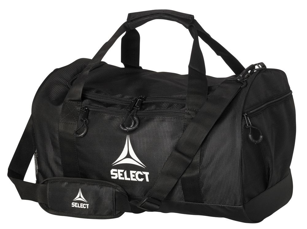 Сумка спортивна SELECT Milano Sportsbag round small (010) чорний, 35 L 815020