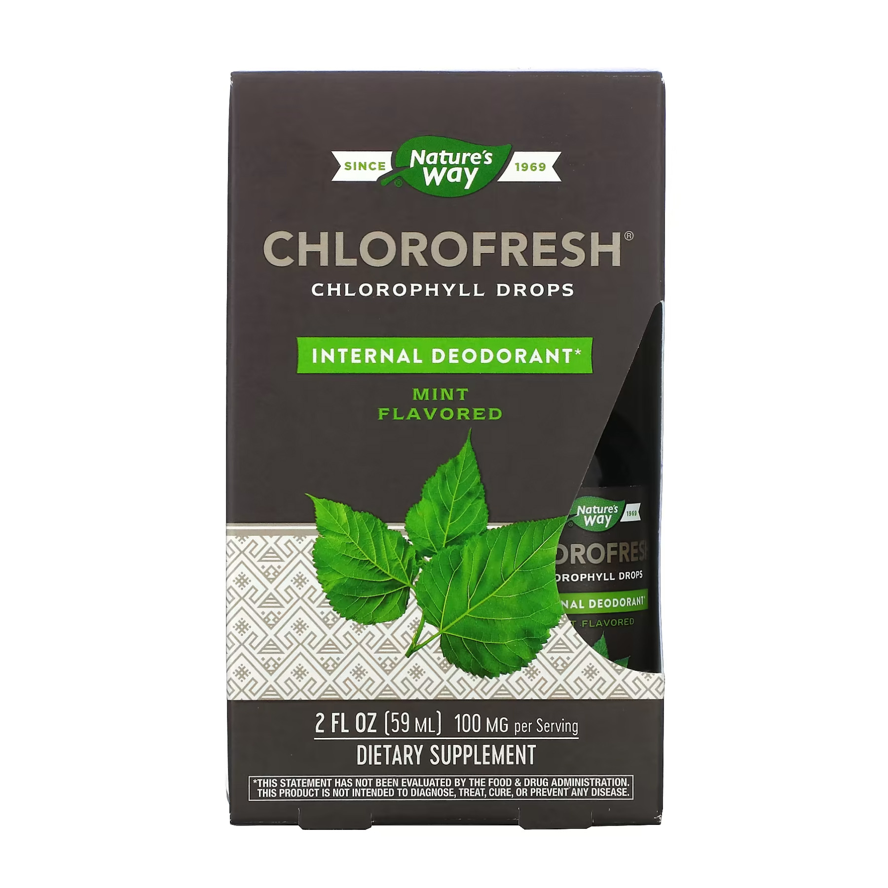 Рідина Nature's Way Chlorofresh® Mint 40X Liquid - 59 ml 2023-10-3874