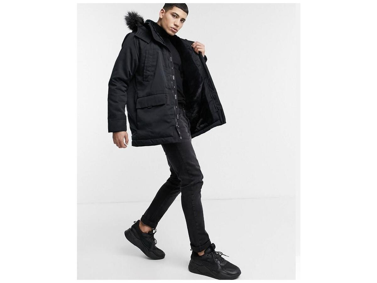Парка Hollister Faux Fur Lined Parka 332-324-0527-900