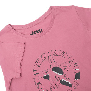 Футболка JEEP T-SHIRT STAR Botanical Print J22W O102614-P490