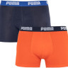 Труси-боксери Puma BASIC BOXER 2P синій, помаранчевий Чол S 521015001-002
