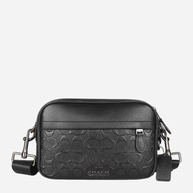 Сумка крос-боді через плече чоловіча з натуральної шкіри Coach Graham Crossbody In Signature Canvas BG-COA-66103