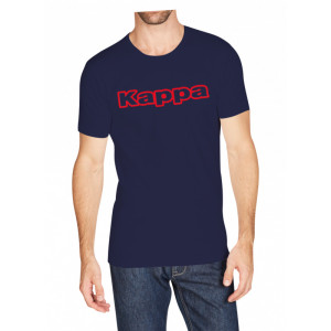 Футболка Kappa T-shirt Mezza Manica Girocollo con stampa logo pet темно-синій Чол L K1335 BluNavy