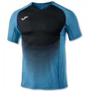 Футболка Joma ELITE VI 100949.011 бірюзово-чорна 100949.011
