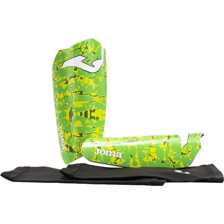 Щитки футбольні Joma SPARTAN салатово-жовті 401489.029 401489.029