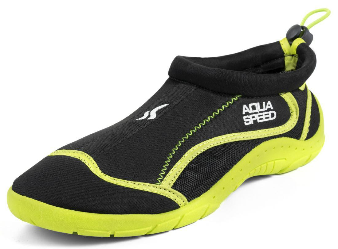 Аквашузи Aqua Speed AQUA SHOE MODEL 28A 9159 чорний, жовтий Уні 35 DT-704-18, Цвет чорний, жовтий, Р DT-704-18
