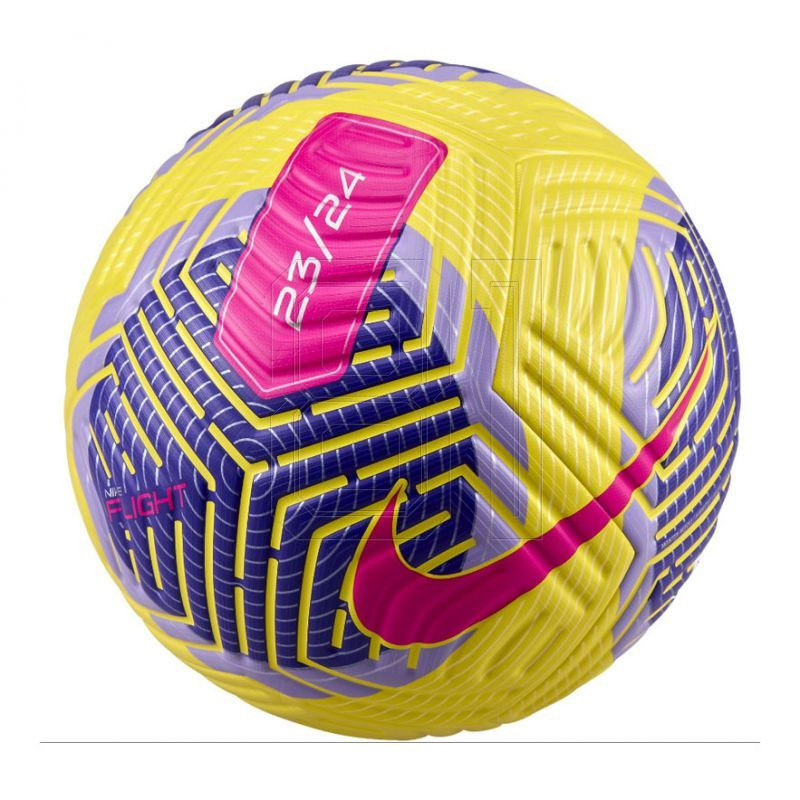 М'яч футбольний Nike Flight Fa23 Yellow/Violet FB2901-710