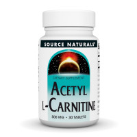 Таблетки Source Naturals Acetyl L-Carnitine 500 mg - 30 tabs 2023-10-6157