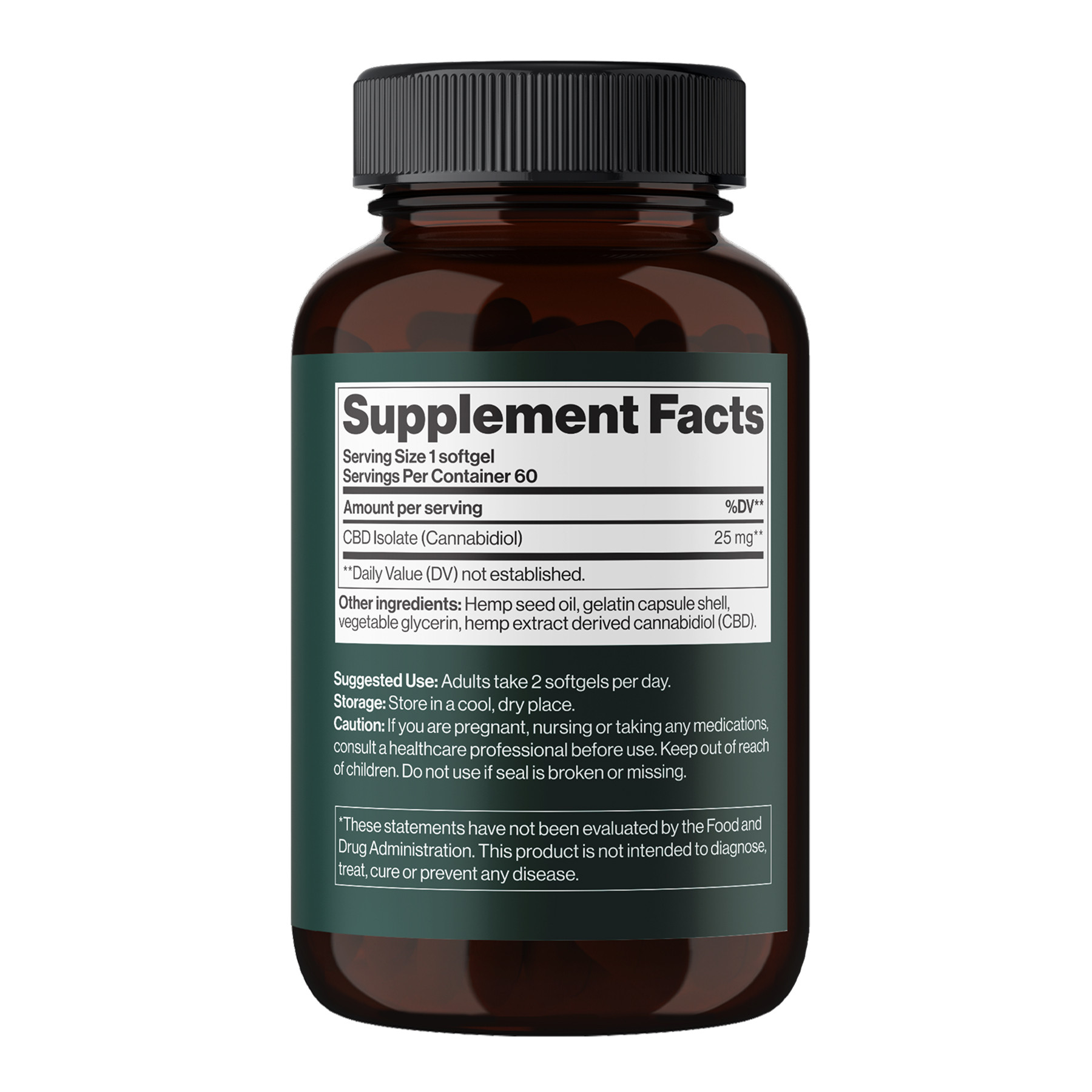 Софт гелеві капсули Mind Shi CBD Isolate 1500 mg - 60 softgels 2023-10-5111