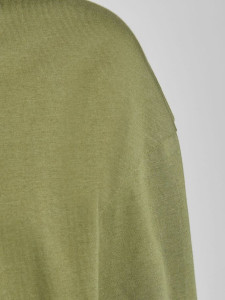 Футболка JORWORLDS TEE LS CREW NECK 12196539-Martini Olive-Fit:RELAXED Jack&Jones L Зелений 12196539-MARTINI OLIVE-FI