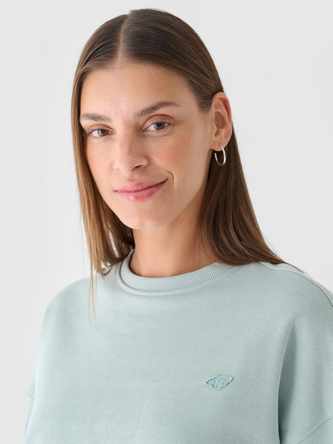 Світшот Sweatshirt F1305 4FWAW24TSWSF1305-47S 4F M Блакитний 4FWAW24TSWSF1305-47S