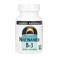 Таблетки Source Naturals Niacinamide B-3 100 mg - 100 tabs 2023-10-6139