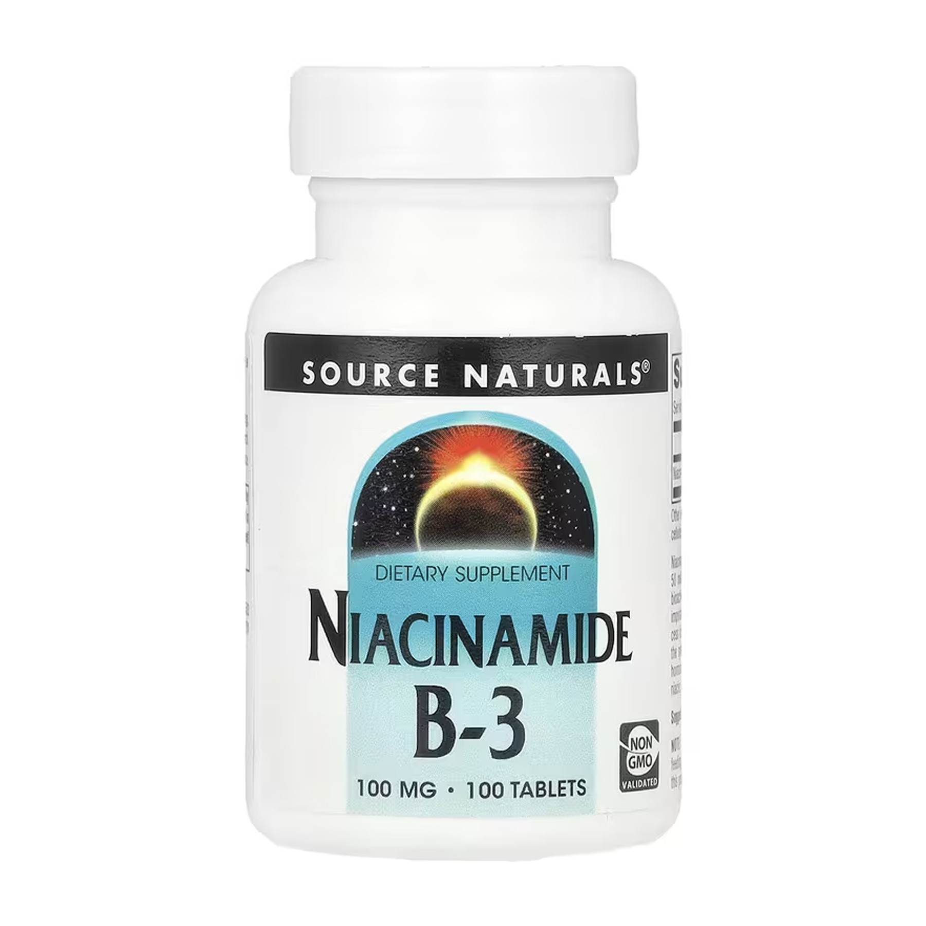 Таблетки Source Naturals Niacinamide B-3 100 mg - 100 tabs 2023-10-6139
