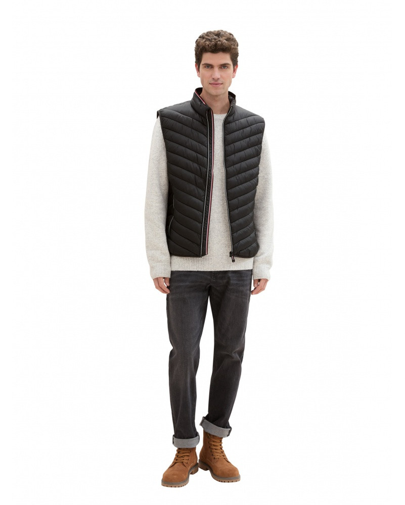 Безрукавка Leichte Weste 1041310-29999 Tom Tailor L Чорний 1041310-29999