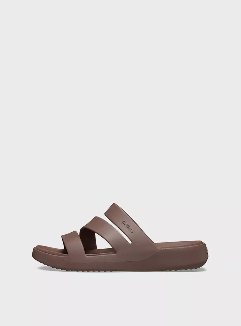 Шльопанці Getaway Strappy MtP 209587-0LF-Truffle CROCS W4 (33-34) Коричневий 209587-0LF-TRUFFLE