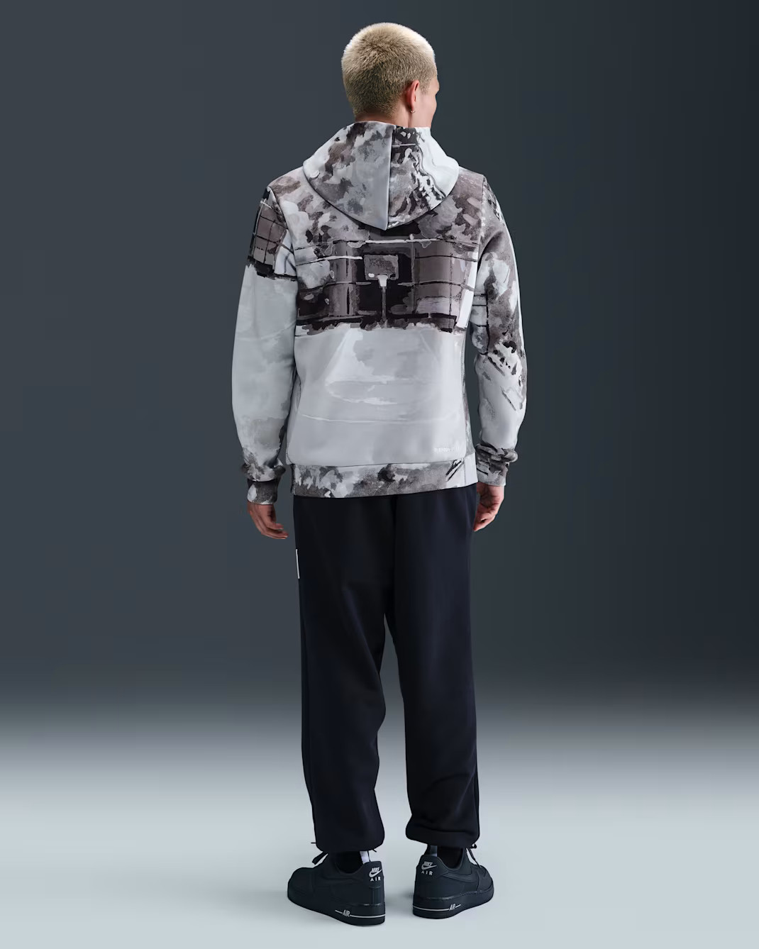 Худі чоловіче Nike Tf Si Brsh Po Grey HV3516-068