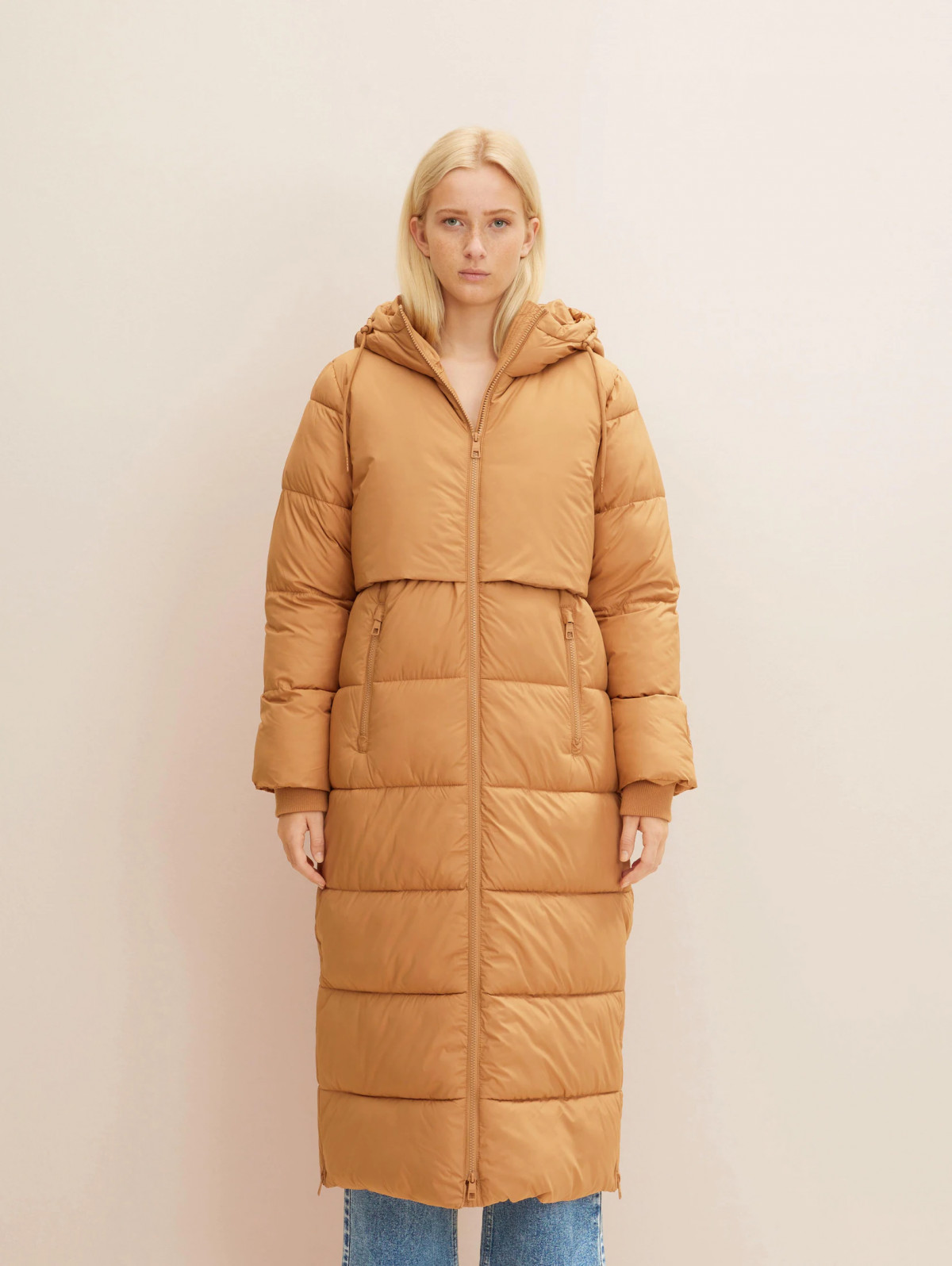 Куртка arctic puffer coat 1032690-12954 Tom Tailor L Помаранчевий 1032690-12954