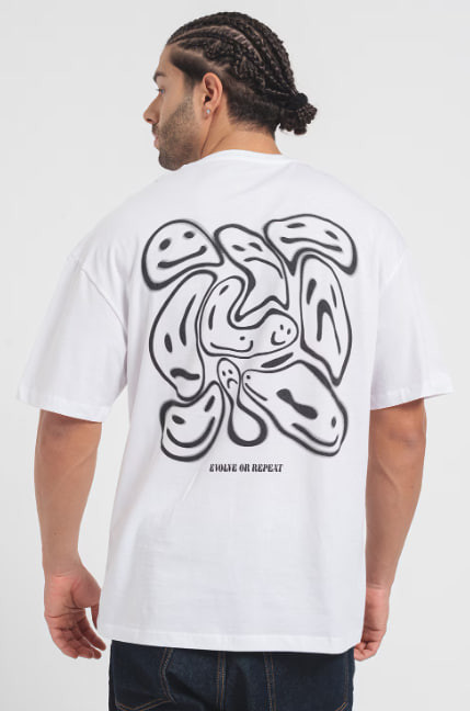 Футболка Jack & Jones JORLAUGH TEE SS CREW NECK ZCPH 12255752-White