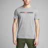 Футболка 12137126LightGrey Jack&Jones L Сірий 12137126LIGHTGREY