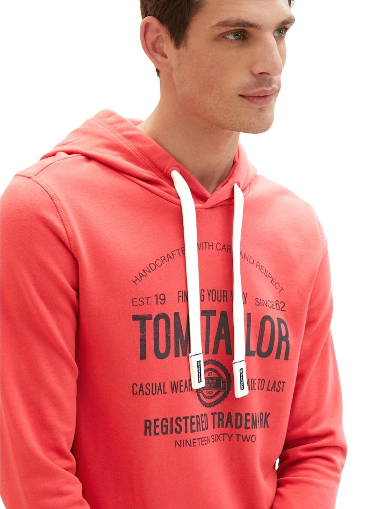 Худі 1038605-31045 Tom Tailor L Червоний 1038605-31045