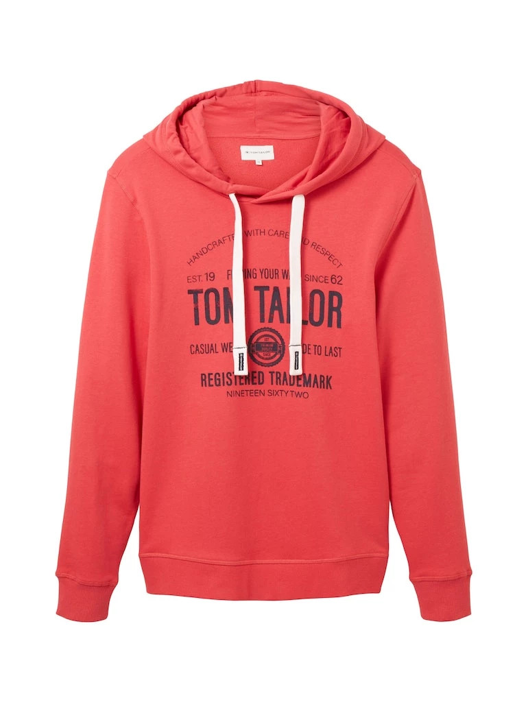 Худі 1038605-31045 Tom Tailor L Червоний 1038605-31045